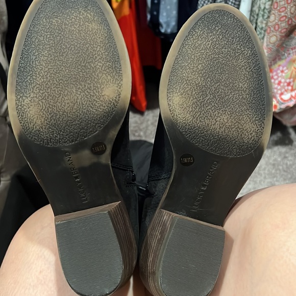 Lucky Brand Over the knee black boots. - Picture 6 of 6